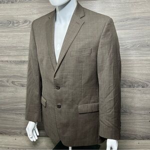 Lauren Ralph Lauren Mens Wool Sports Coat Blazer Brown/Tan size 40R